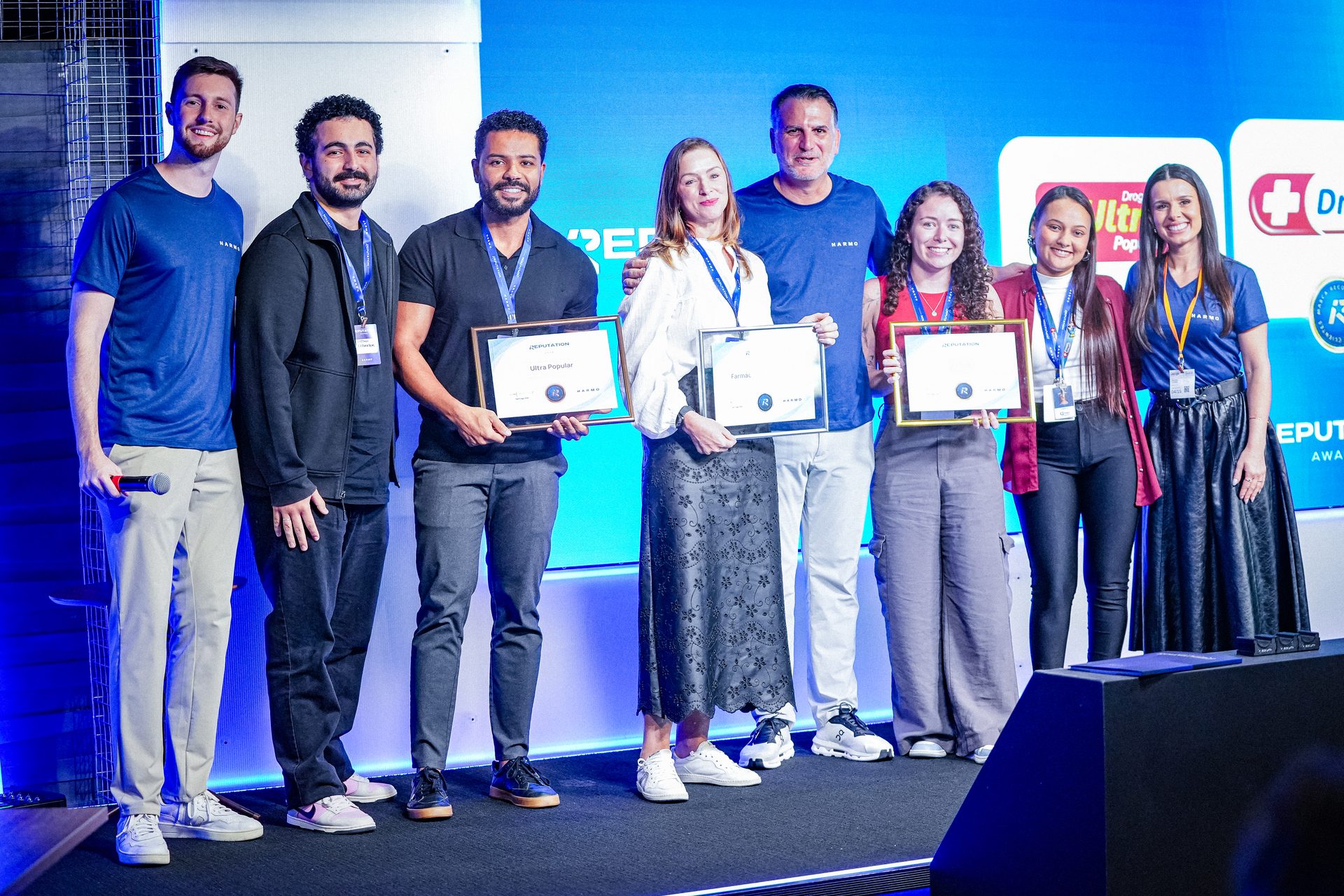 Pódio Varejo Farmacêutico 200+ — Drogal (Ouro) · Reputation Awards 2026